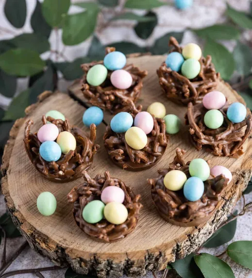Mini Egg Nest Cookies